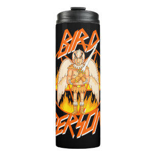 RICK UND MEHR™  Vogelperspektive Pentagramm Thermosbecher