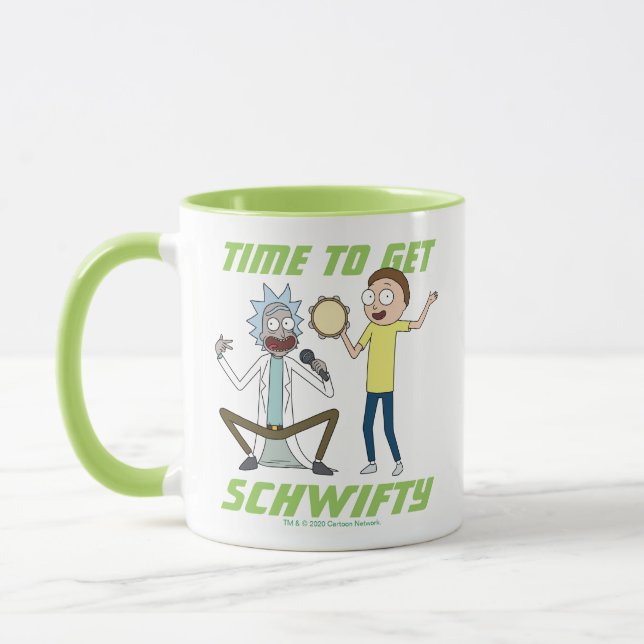 RICK UND MEHR™| Zeit zum Schwifzen Tasse (Links)