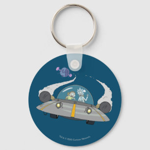 RICK UND MORTY™   Abfliegen im Raumschiff Schlüsselanhänger