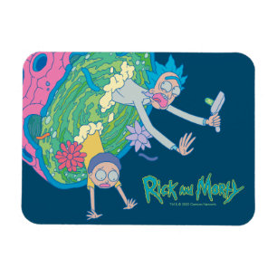 RICK UND MORTY™   Absturz vom infizierten Portal Magnet