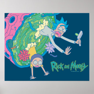 RICK UND MORTY™ | Absturz vom infizierten Portal Poster