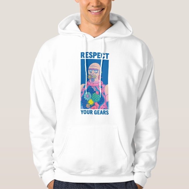 RICK UND MORTY™ | Achten Sie auf Ihre Geere Hoodie (Vorderseite)