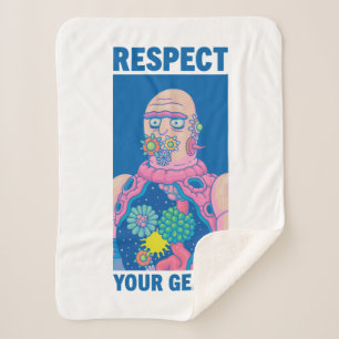 RICK UND MORTY™ Achten Sie auf Ihre Geere Sherpadecke