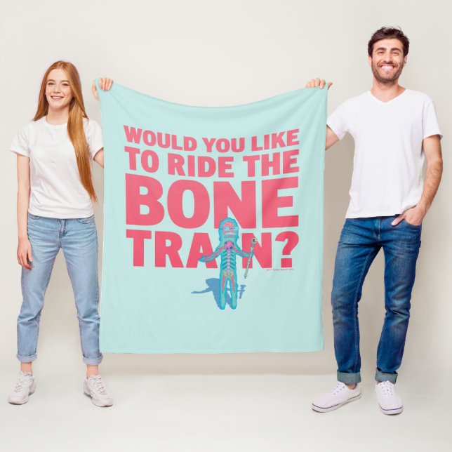 RICK UND MORTY™ | Anatomie Park - Knochenstraße Fleecedecke (Beispiel)
