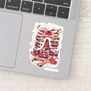 RICK UND MORTY™   Anatomie Park Rib Cage Aufkleber