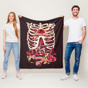 RICK UND MORTY™   Anatomie Park Rib Cage Fleecedecke