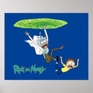 RICK UND MORTY™   Ausscheiden aus dem Portal Poster