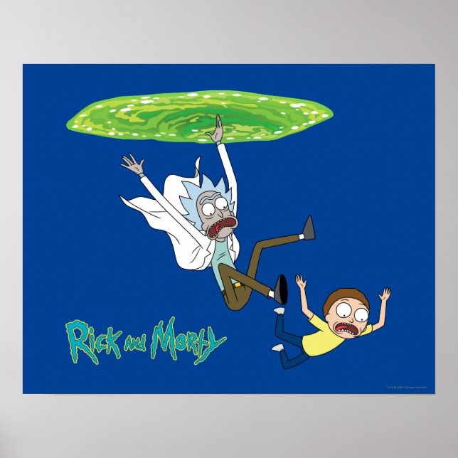 RICK UND MORTY™ | Ausscheiden aus dem Portal Poster (Vorne)