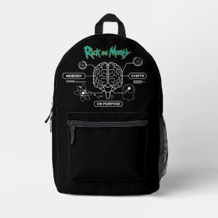 RICK UND MORTY™   Backup-Gehirn herunterladen Bedruckter Rucksack