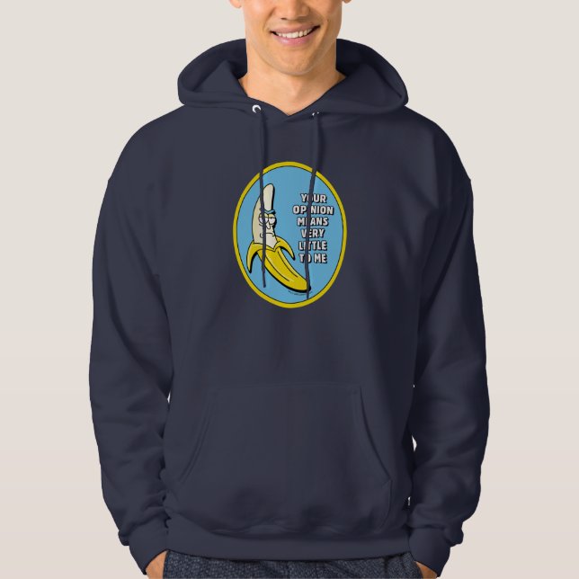 RICK UND MORTY™ | Banana Rick Abzeichen Hoodie (Vorderseite)