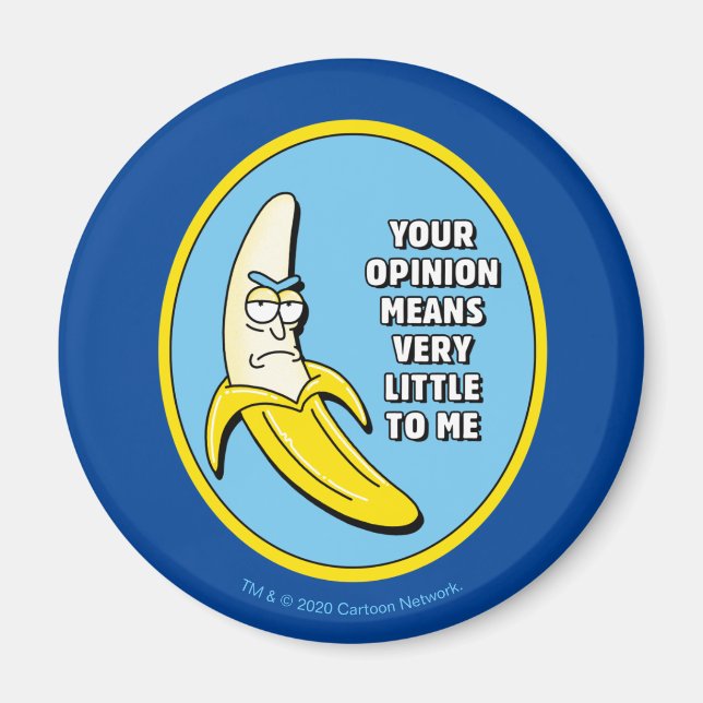 RICK UND MORTY™ | Banana Rick Abzeichen Magnet (Vorne)