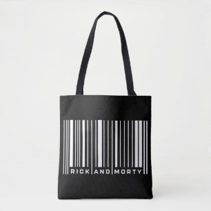Rick und Morty Bar Code Graphic