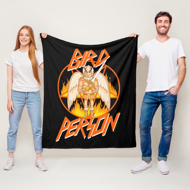 RICK UND MORTY™ | Bird Person Pentagram Fleecedecke (Beispiel)