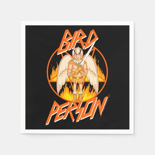 RICK UND MORTY™ | Bird Person Pentagram Serviette (Vorderseite)