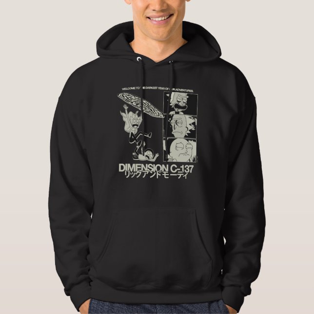 RICK UND MORTY™ | Dimension C-137 Hoodie (Vorderseite)