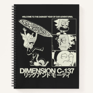 RICK UND MORTY™   Dimension C-137 Notizbuch
