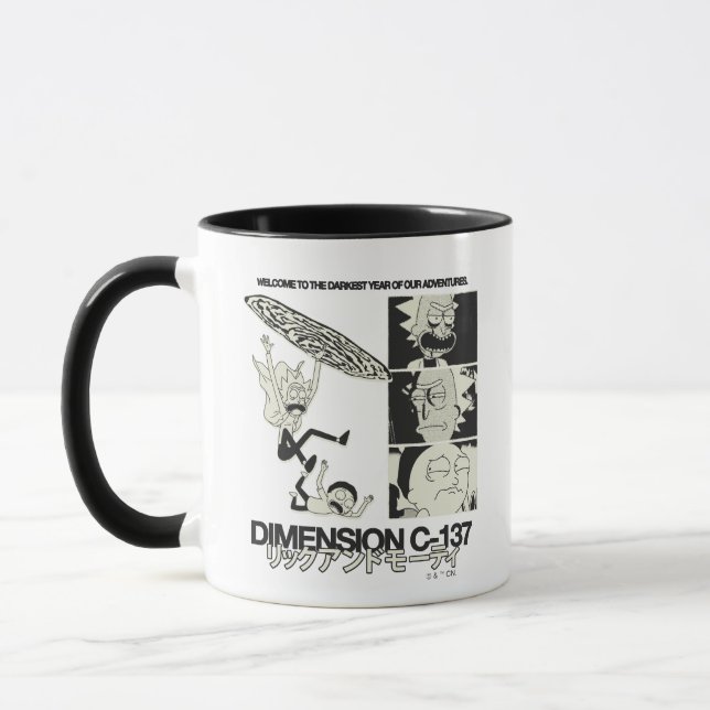 RICK UND MORTY™ | Dimension C-137 Tasse (Links)