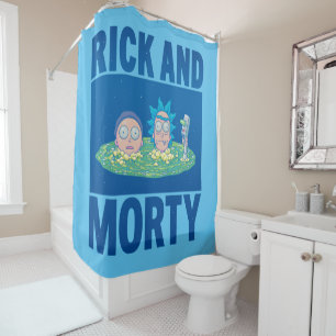 RICK UND MORTY™ Durchqueren des Portals Duschvorhang