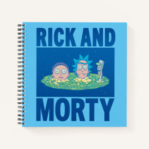 RICK UND MORTY™   Durchqueren des Portals Notizbuch