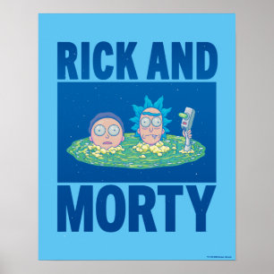 RICK UND MORTY™   Durchqueren des Portals Poster