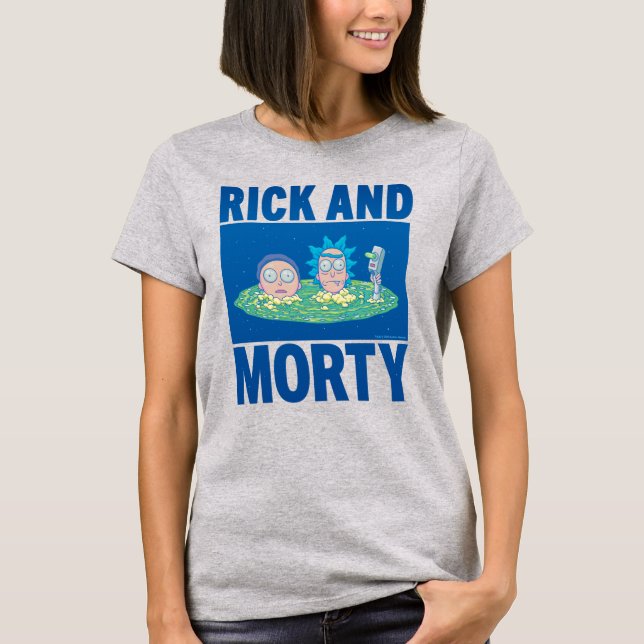 RICK UND MORTY™ | Durchqueren des Portals T-Shirt (Vorderseite)