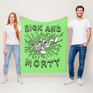 RICK UND MORTY™ Einsinken in die saure Mehrwer Fleecedecke