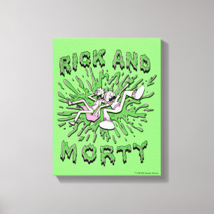 RICK UND MORTY™   Einsinken in die saure Mehrwer Leinwanddruck