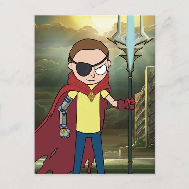 RICK UND MORTY™ | Evil Morty Einladungspostkarte (Vorderseite)