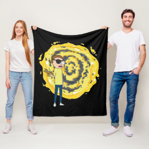 RICK UND MORTY™ Evil Morty Portal Fleecedecke