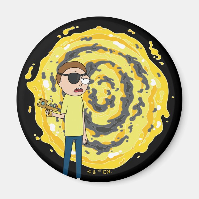 RICK UND MORTY™ | Evil Morty Portal Magnet (Vorne)