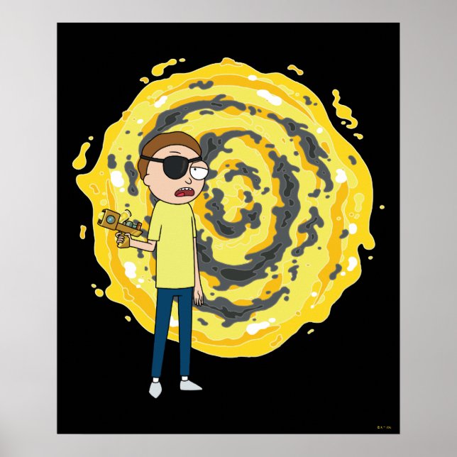 RICK UND MORTY™ | Evil Morty Portal Poster (Vorne)