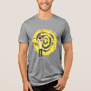 RICK UND MORTY™ Evil Morty Portal Tri-Blend Shirt
