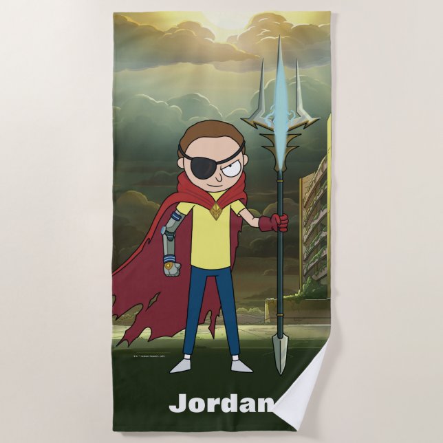 RICK UND MORTY™ | Evil Morty Strandtuch (Vorderseite)