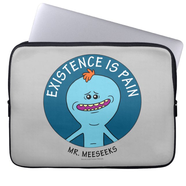 RICK UND MORTY™ | Existenz ist Schmerz Laptopschutzhülle (Vorderseite)