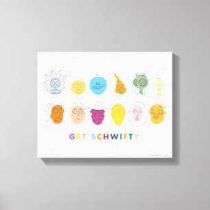 RICK UND MORTY™   Get Schwifty Leinwanddruck