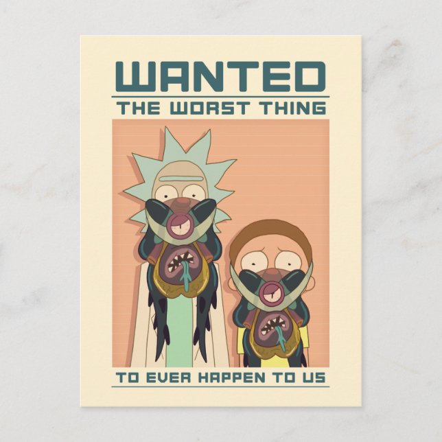 RICK UND MORTY™ | Glorzo Gewollt Poster Einladungspostkarte (Vorderseite)