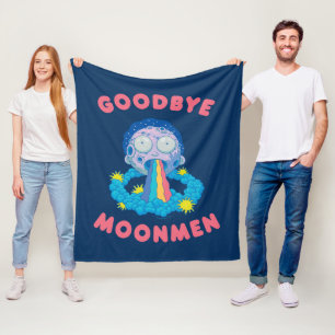 RICK UND MORTY™ Goodbye Moonmen Fleecedecke