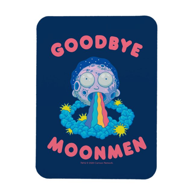 RICK UND MORTY™ | Goodbye Moonmen Magnet (Vertikal)