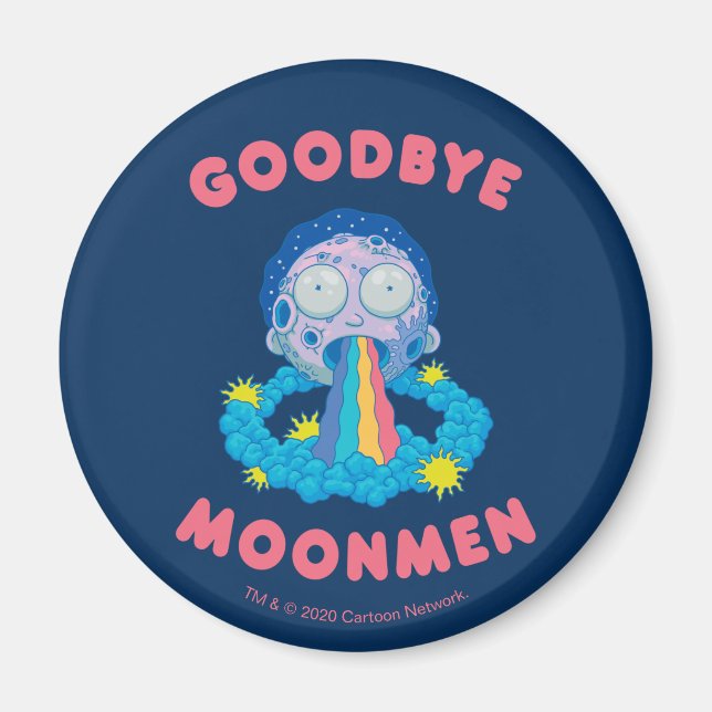 RICK UND MORTY™ | Goodbye Moonmen Magnet (Vorne)
