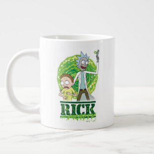 RICK UND MORTY™   Grüner Splash Jumbo-Tasse