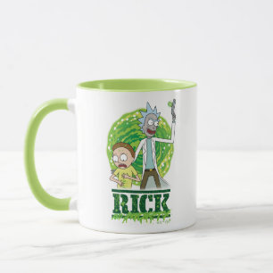 RICK UND MORTY™   Grüner Splash Tasse
