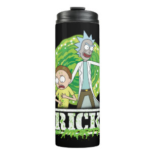 RICK UND MORTY™   Grüner Splash Thermosbecher