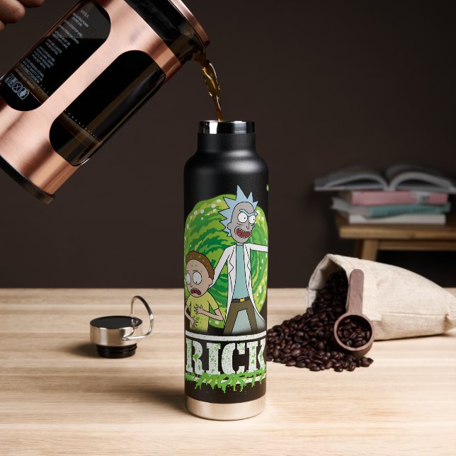 RICK UND MORTY™ | Grüner Splash Trinkflasche (Kaffee)