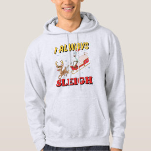 Rick und Morty   I Always Sleigh Hoodie