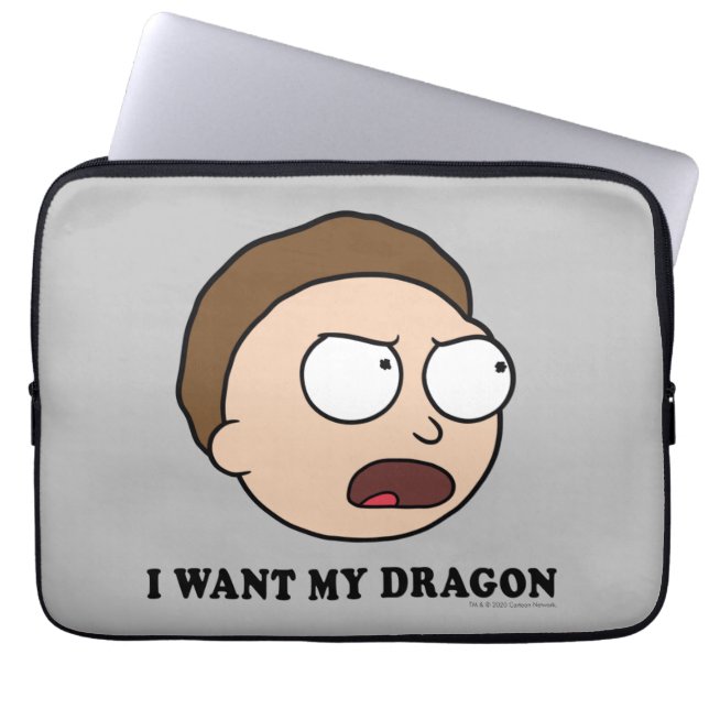 RICK UND MORTY™ | Ich habe meinen Drachen Gewollt Laptopschutzhülle (Vorderseite)