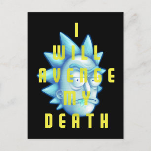 RICK UND MORTY™   Ich werde meinen Tod rächen Einladungspostkarte