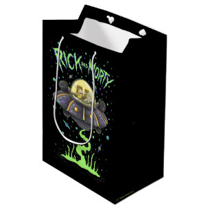RICK UND MORTY™   Illustriert Space Flight Graph Mittlere Geschenktüte