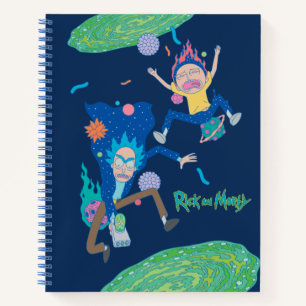 RICK UND MORTY™   Infizierter Portal-Jump Notizbuch