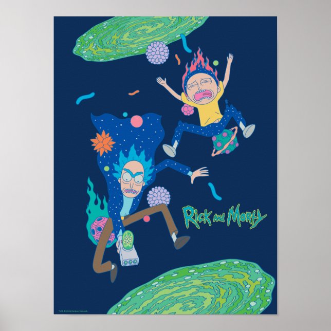 RICK UND MORTY™ | Infizierter Portal-Jump Poster (Vorne)