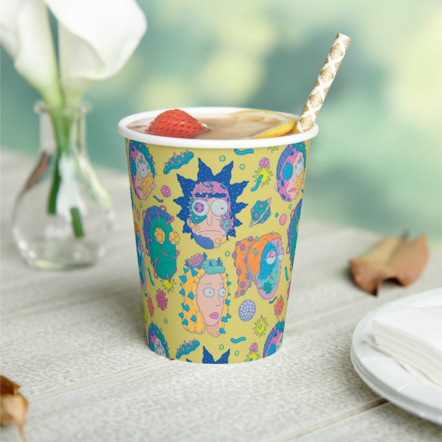 RICK UND MORTY™ | Infiziertes Smith-Familienmuster Pappbecher (In Situ)
